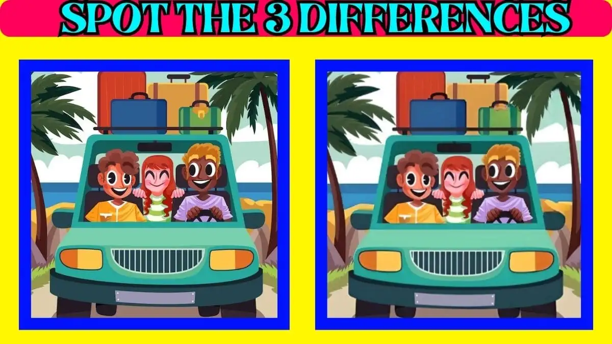 Only Sharp Eyes Can Find the 3 Difference!