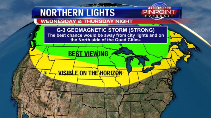 What Time Will The Northern Lights Be Visible Tonight?