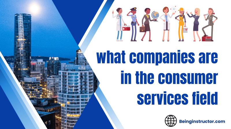 What Companies Are In The Consumer Services Field