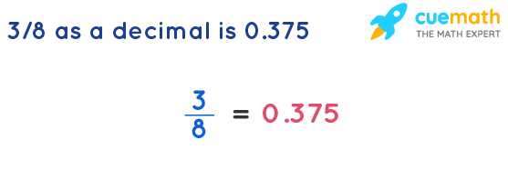 What Is 3/8 As A Decimal